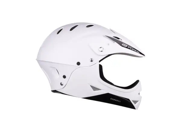 Force Downhill Junior helmet white matte