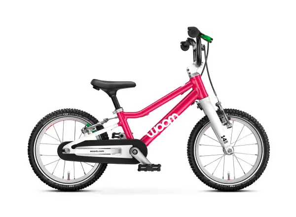 Woom GO 2 children's bike 14" Hot Pink