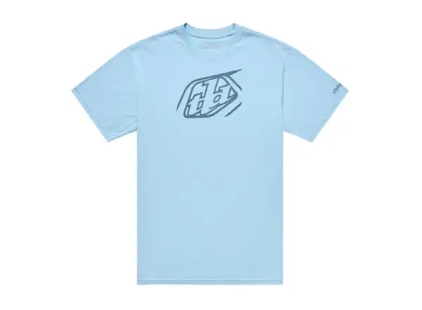 Troy Lee Designs Badge men's T-shirt short sleeve Dawn blue