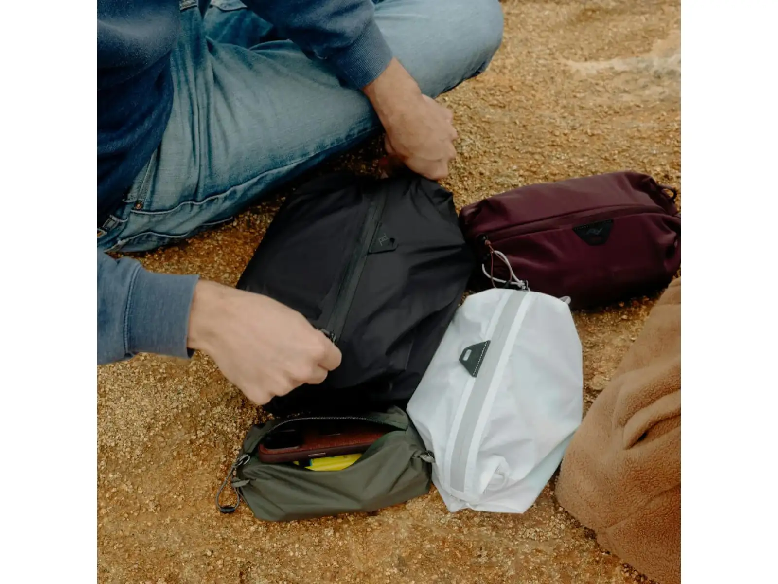 Peak Design Ultralight Mesh Packing Cube XS pouch Eclipse