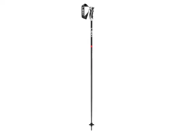 Leki Neolite downhill poles dark anthracite-black-bright red