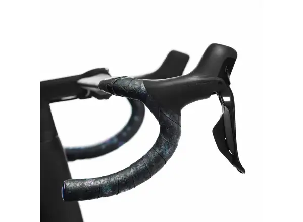 Supacaz Super Sticky Kush Galaxy bar tape Oil Slick/Oil Slick Plugz