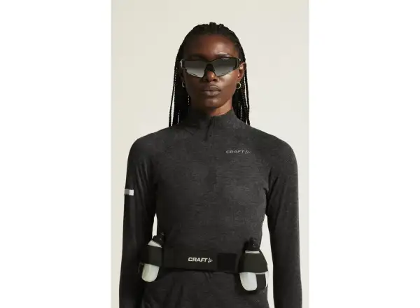 Craft ADV SubZ Wool women's running shirt long sleeve black