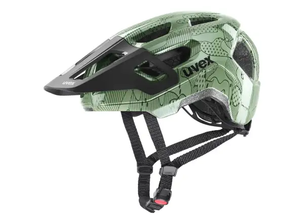 Uvex React JR. helmet Moss Green Altimeter