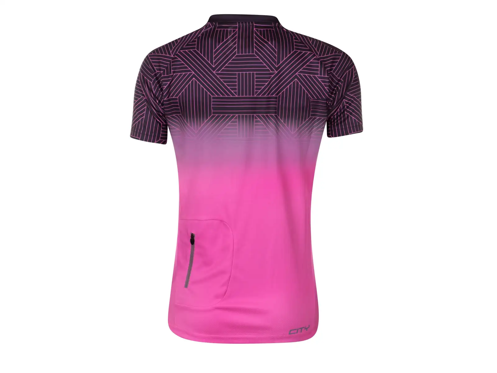 Force City women's jersey short sleeve pink/black