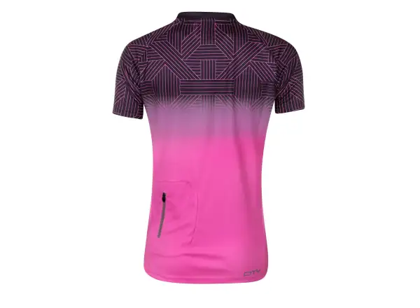 Force City women's jersey short sleeve pink/black