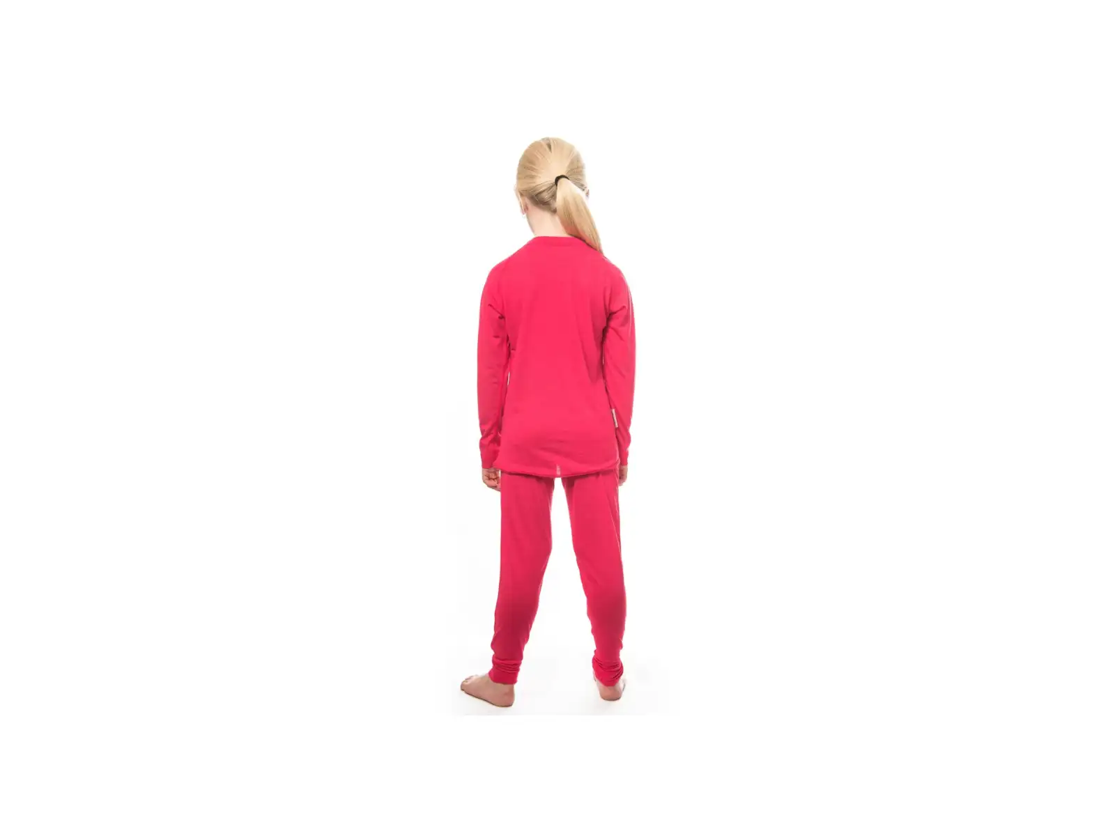 Sensor Merino Air kids set long sleeve shirt + bottom trousers Magenta