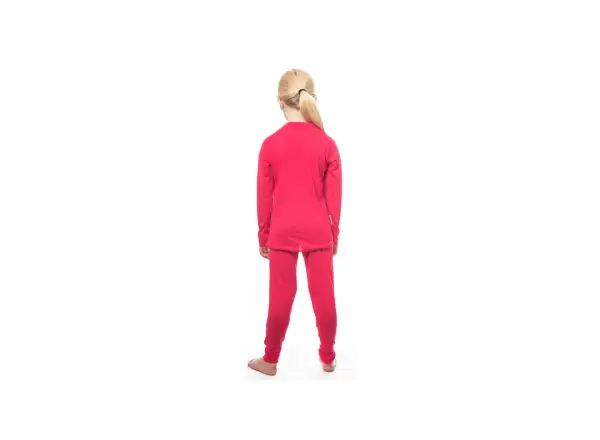 Sensor Merino Air kids set long sleeve shirt + bottom trousers Magenta