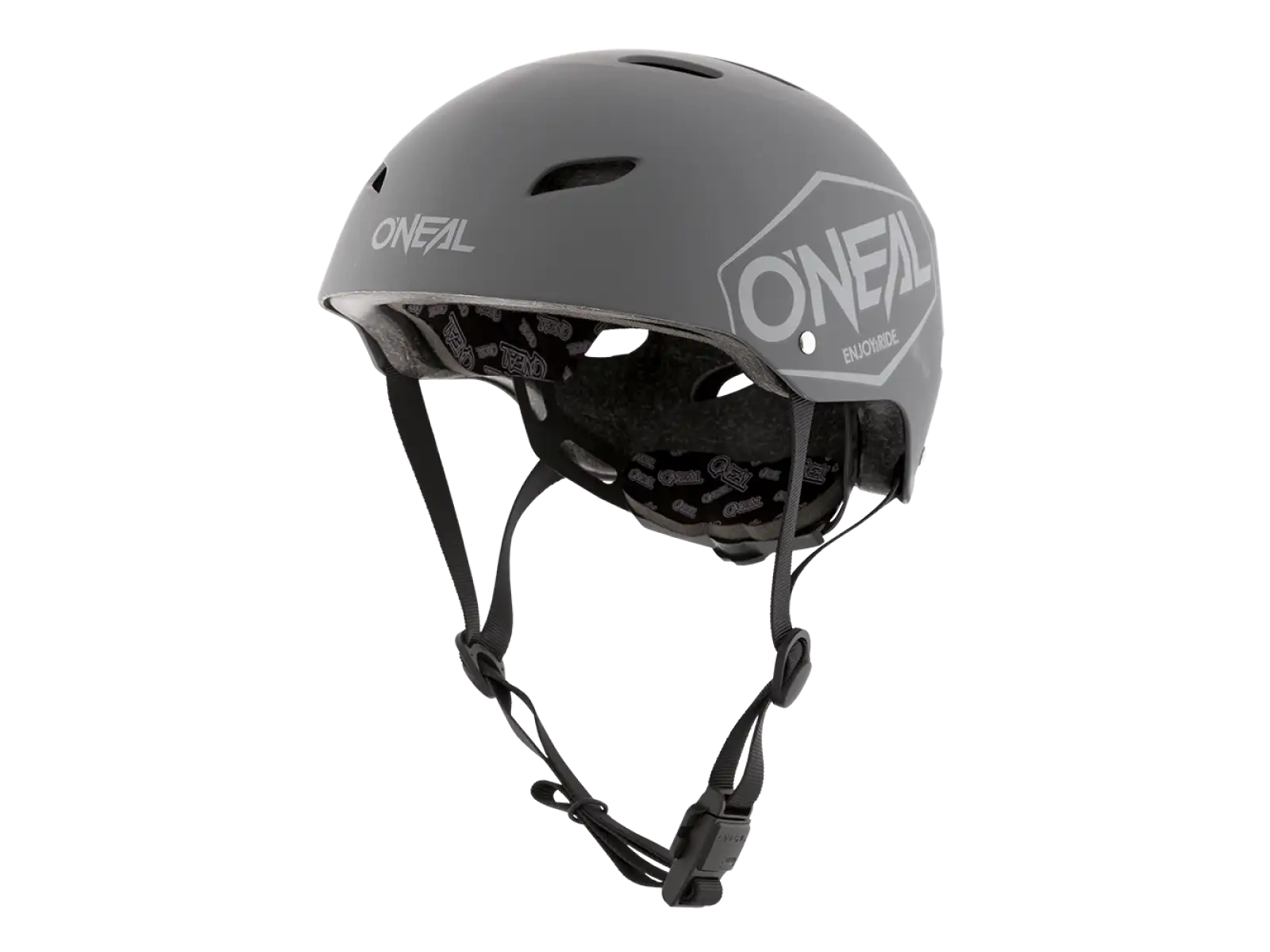 ONeal Dirt Lid Youth Helmet Kids Plain Gray