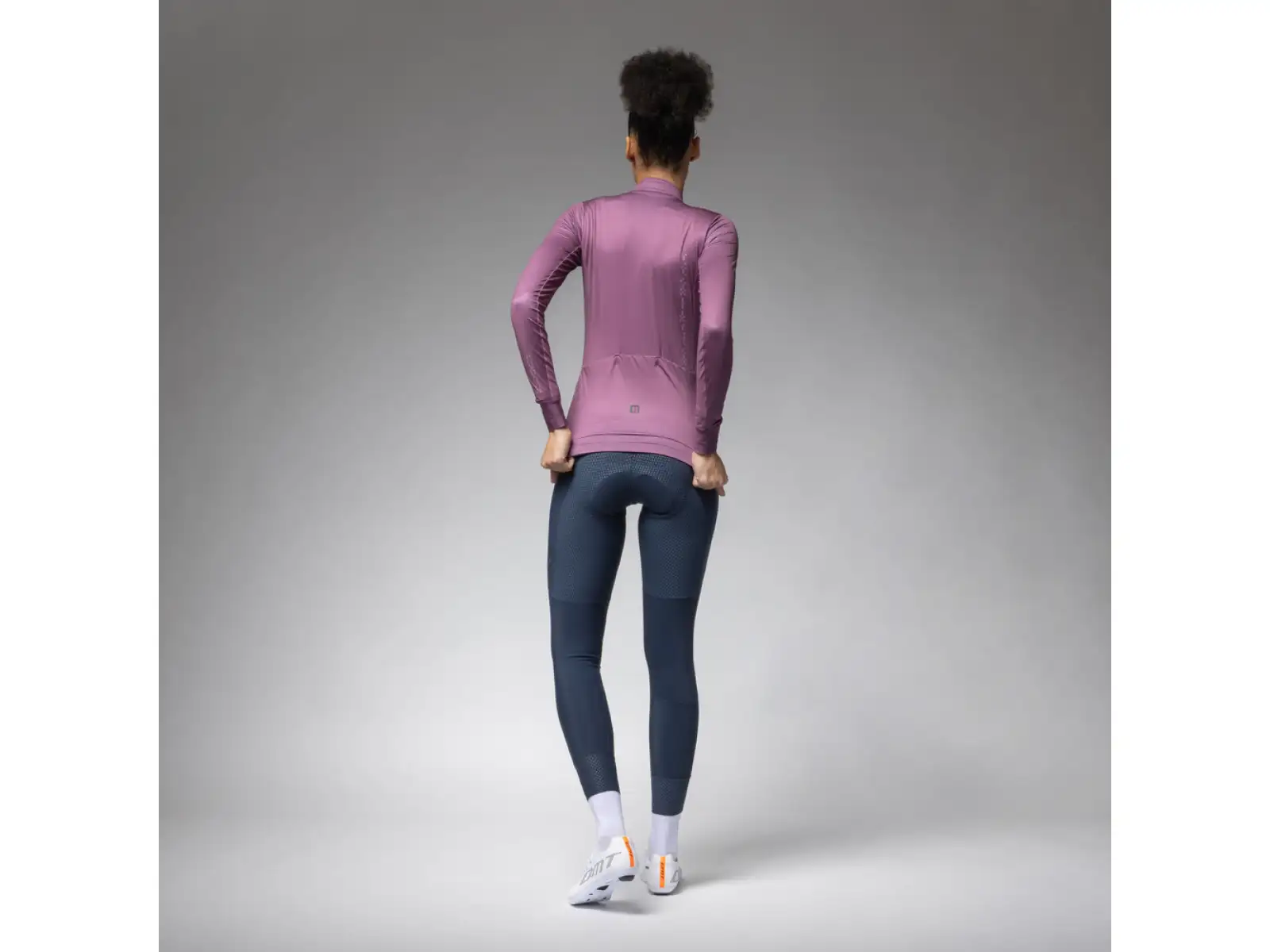 Alé PR-E Follow Me women's insulated jersey long sleeve Mauve