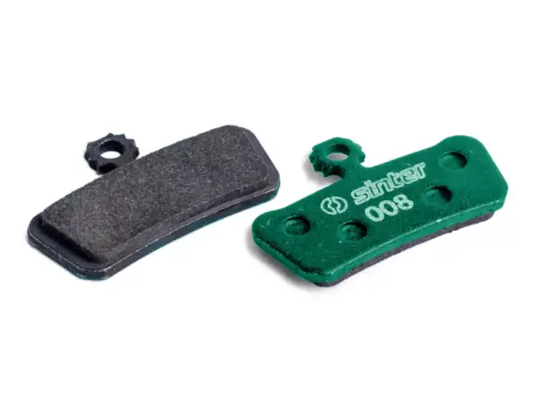 Sinter SRAM Elixir Trail, G2, Guide brake pads polymer green