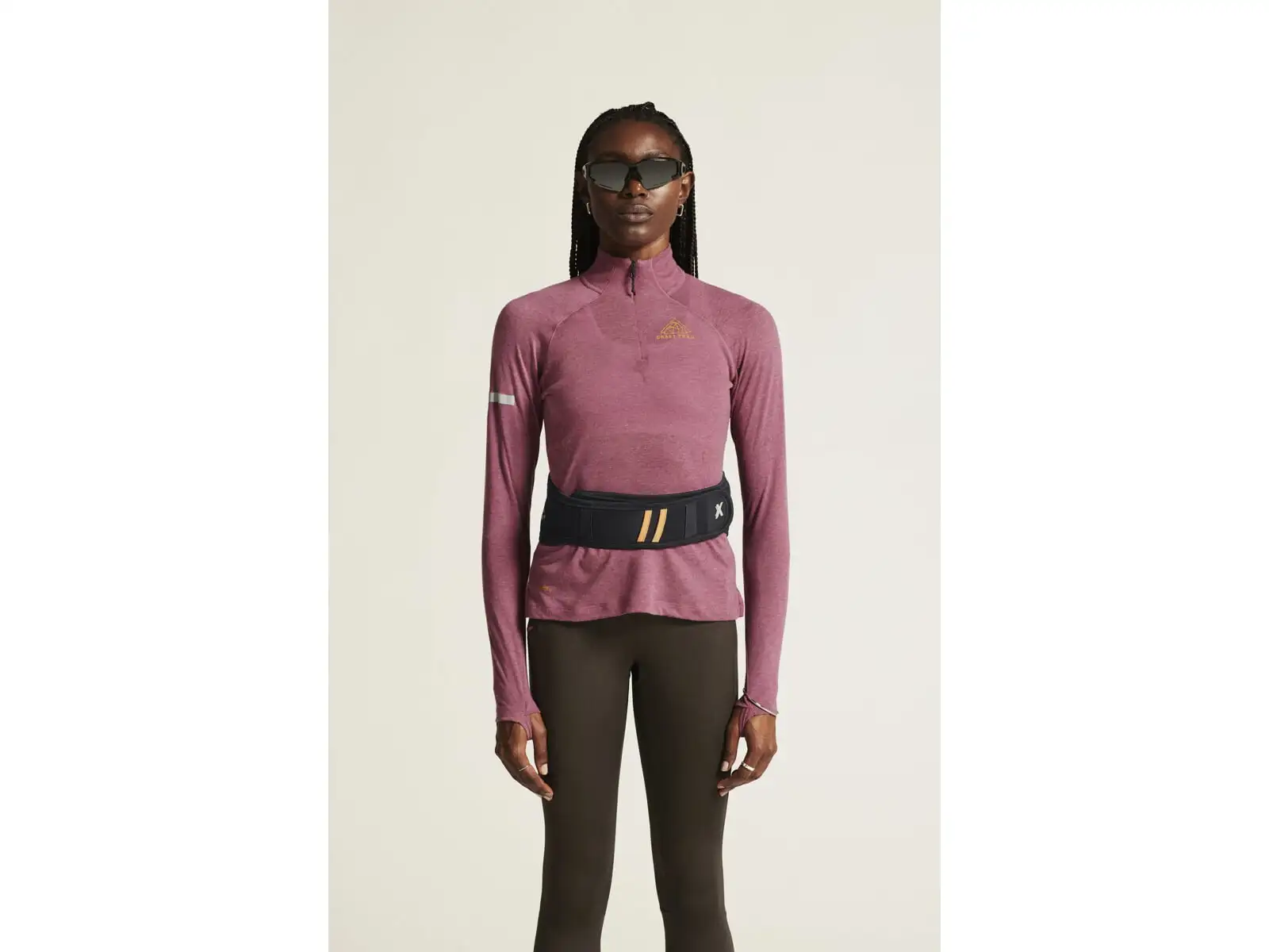 Craft ADV SubZ Wool women's running shirt long sleeve pink