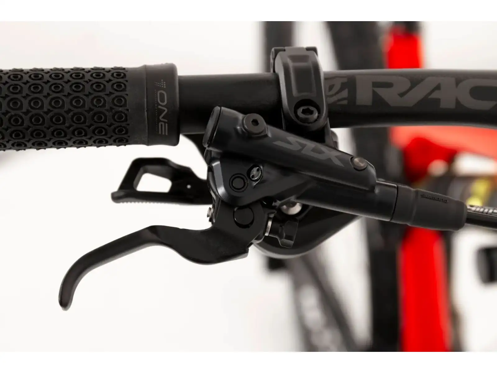 Rock Machine Blizzard 70-297 red/white full suspension mountain bike