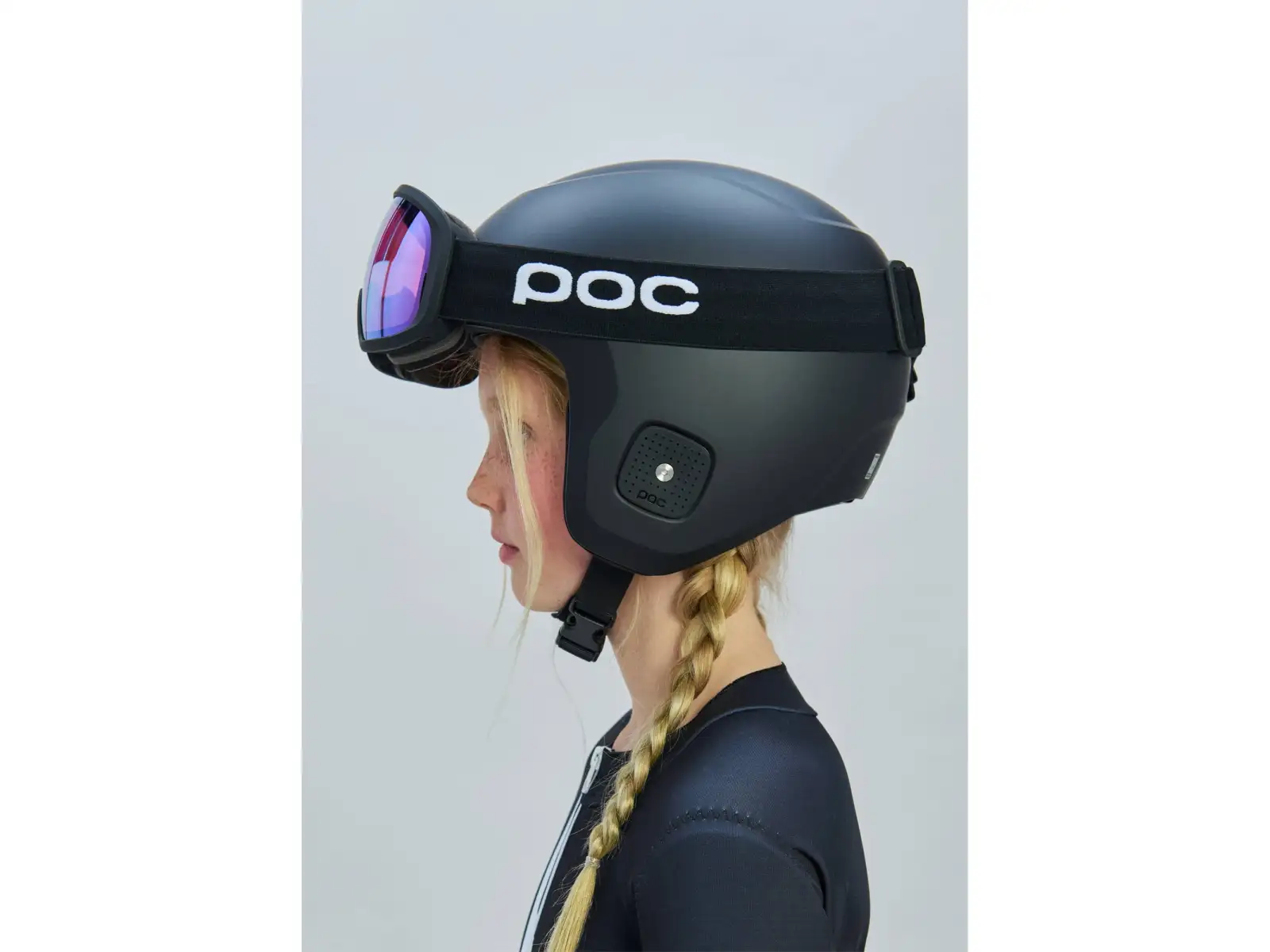 POC Skull Dura Jr ski helmet Uranium Black Matt