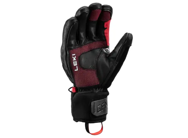 Leki Griffin Pro 3D gloves Black-Red-White