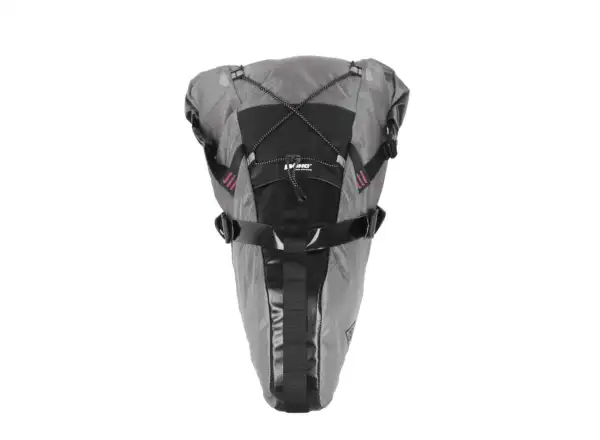 Woho X-Tourning Dry Bag saddle bag 8-12 l Honeycomb Iron Gray size M
