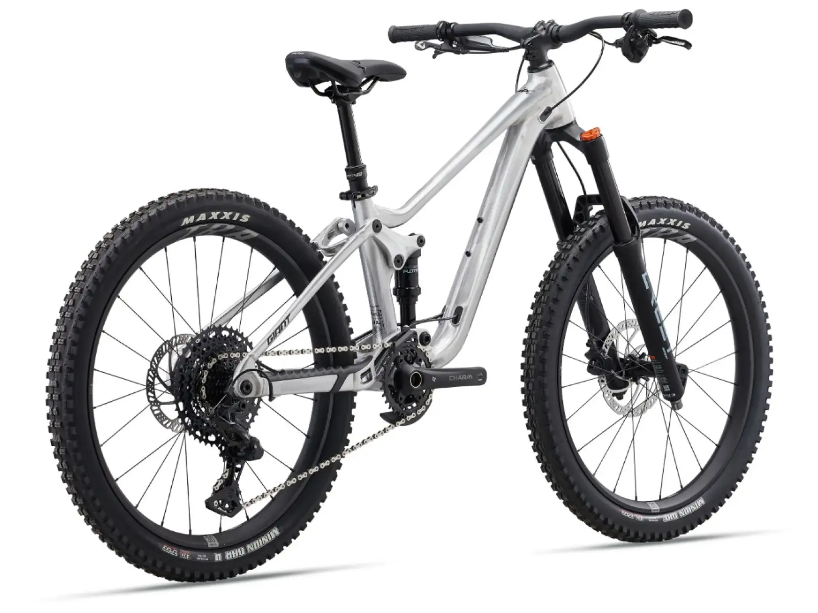 Giant Faith 24 children's full suspension bike Raw Aluminium