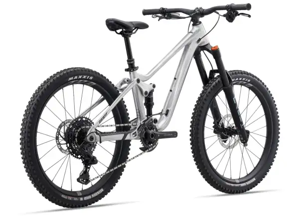 Giant Faith 24 children's full suspension bike Raw Aluminium