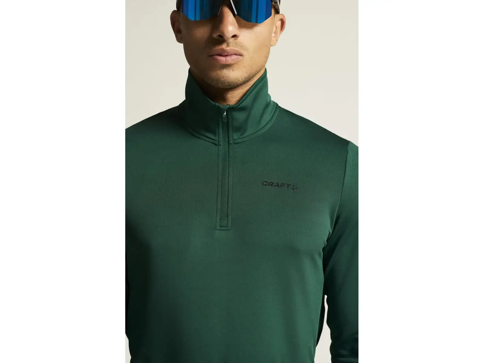 Craft ADV SubZ men's running shirt long sleeve green