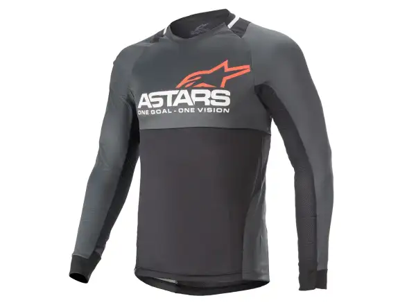 Alpinestars Drop 8.0 men's jersey long sleeve Black Coral