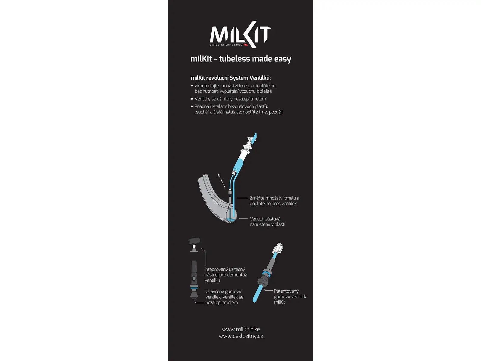 milKit Compact 55 tubeless kit