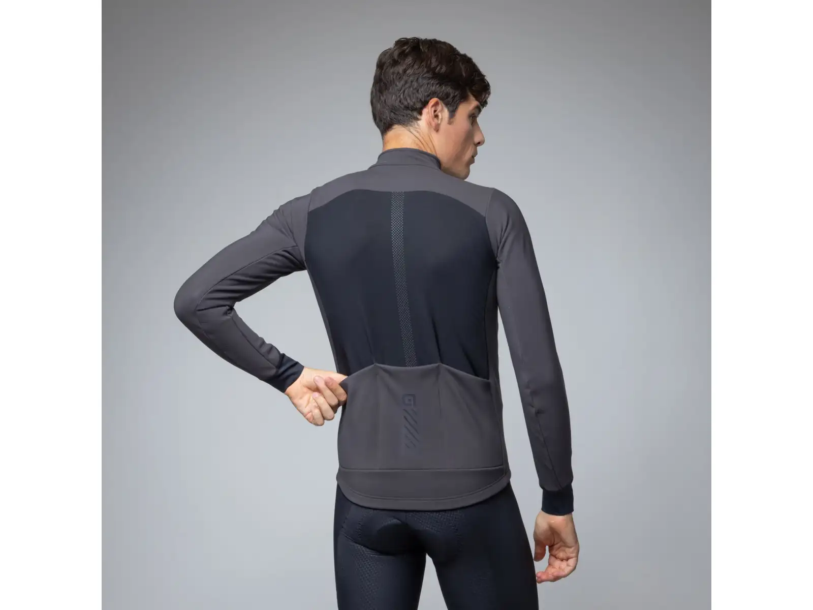 Alé Pragma Fondo 3.0 men's winter jacket Dark