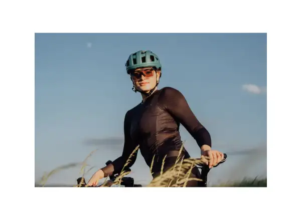 Force Plain men's long sleeve jersey black
