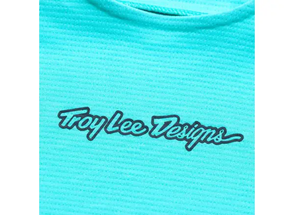 Troy Lee Designs Youth Sprint Pro kids long sleeve jersey Mono Real Teal