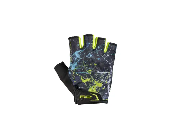 R2 Mistral kids cycling gloves yellow