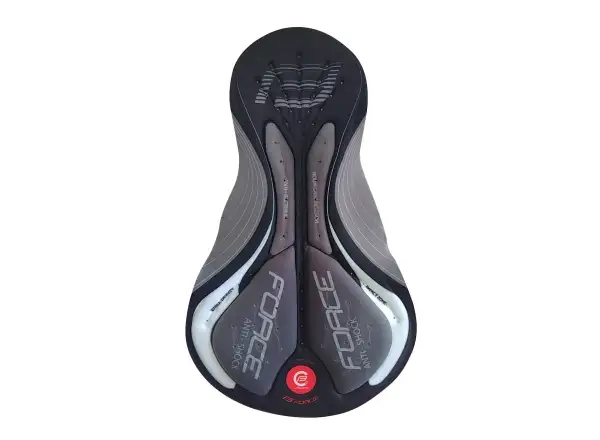 Force Storm men's MTB shorts with liner black/grey