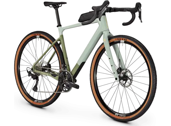 Focus Atlas 8.8 DI gravel bike Skygrey Glossy/Mineralgreen Glossy