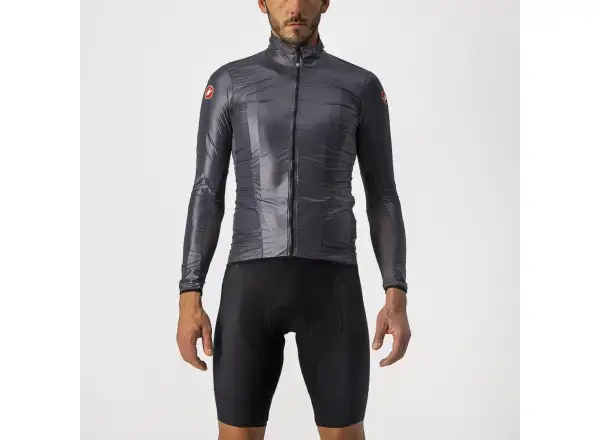 Castelli Aria Shell men's jacket Dark Gray