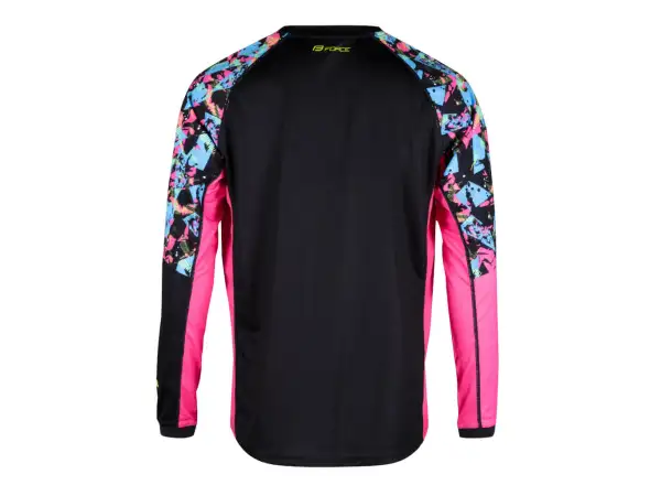 Force Reckless unisex jersey long sleeve black/pink/fluo