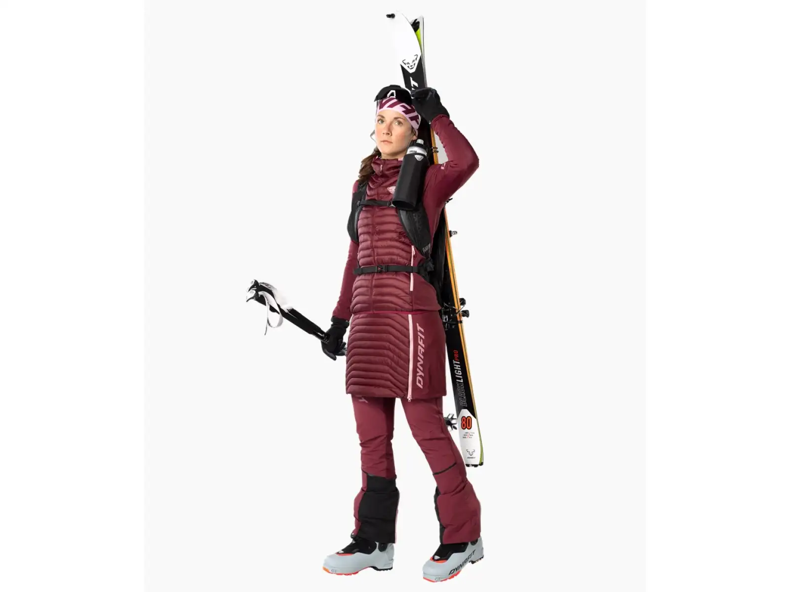 Dynafit Speed Dynastretch women's pants Burgundy