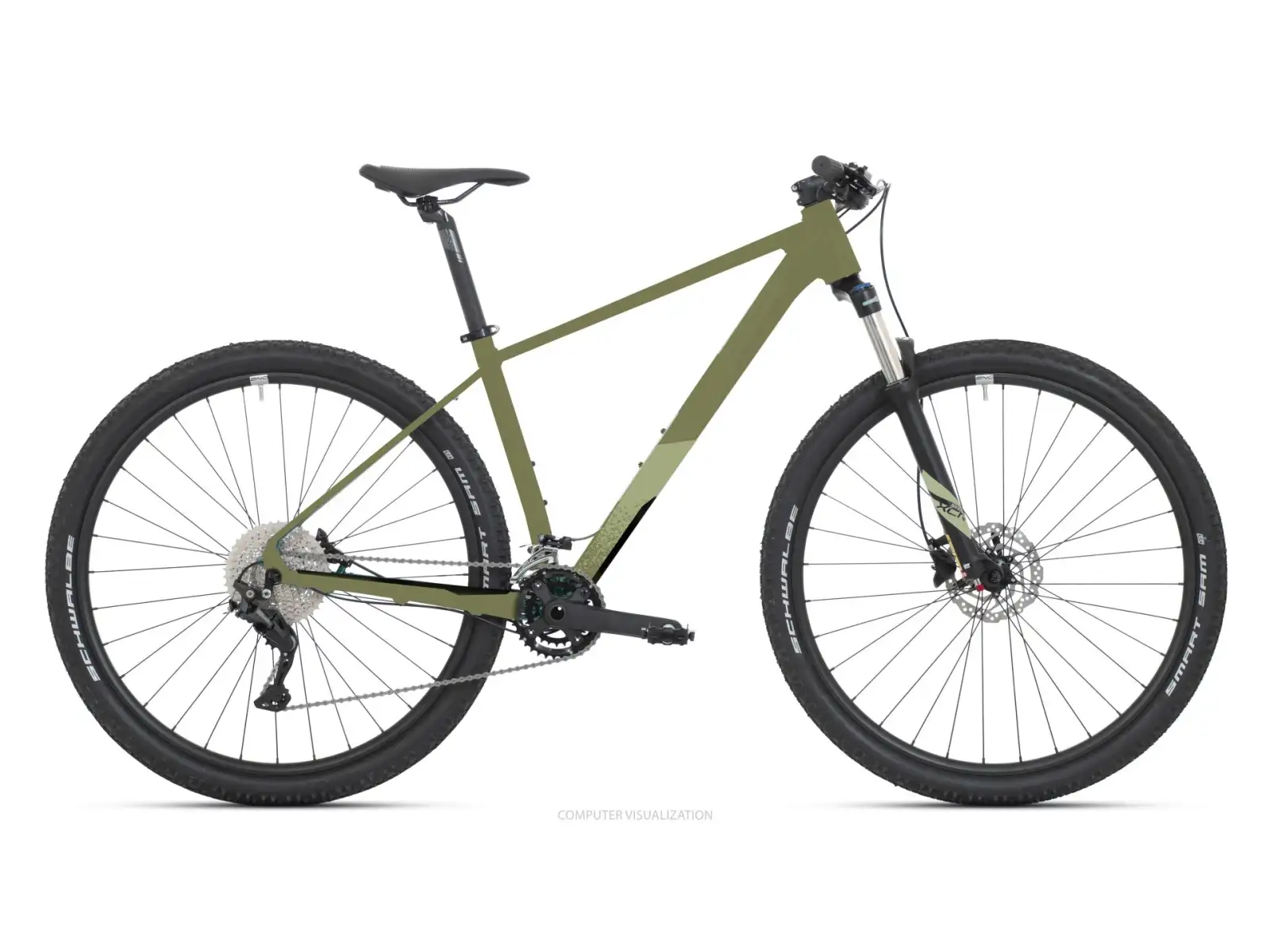 Superior XC 899 mountain bike Matte Olive Metallic