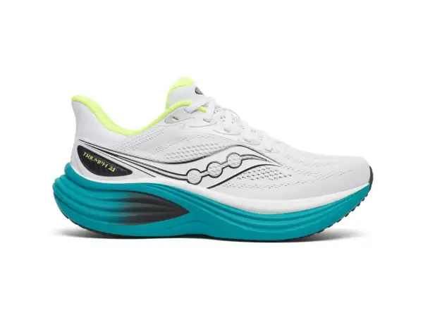 Saucony Triumph 24 men's running shoes White/Tranquil