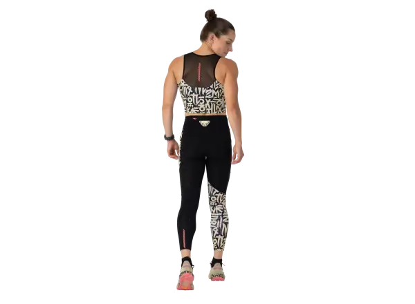 Dynafit Trail Crop Top women's sleeveless shirt Black Out