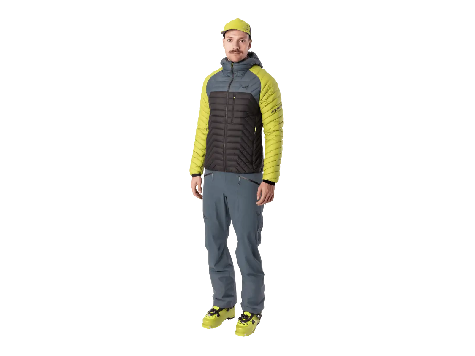 Dynafit Radical RDS Down Hooded men's jacket Golden lime/0720/0910