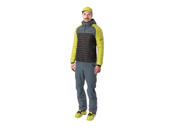 Dynafit Radical RDS Down Hooded men's jacket Golden lime/0720/0910