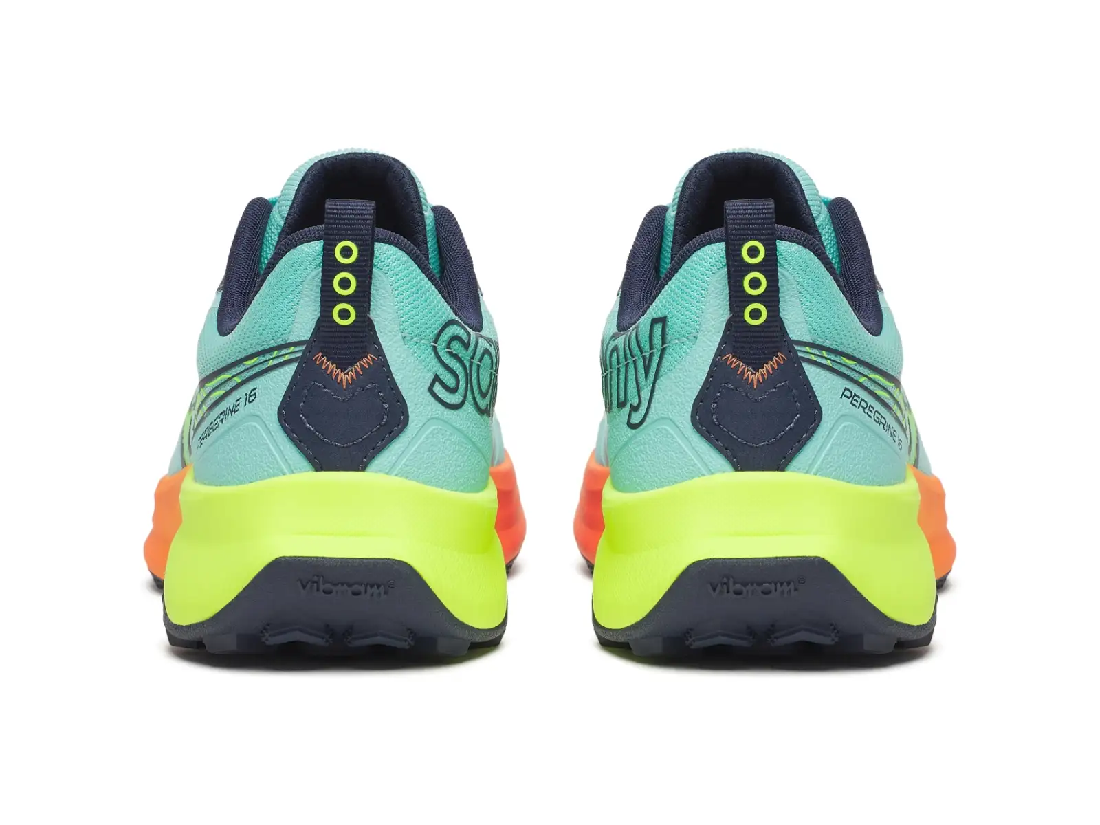 Saucony Peregrine 16 men's running shoes Splash/Citron