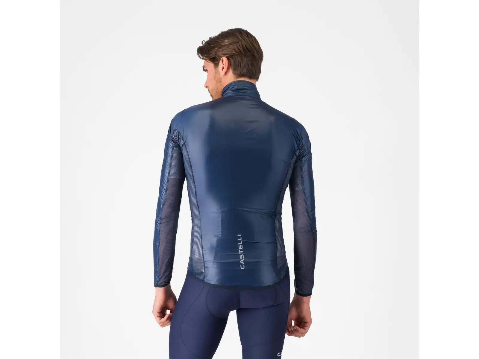 Castelli Aria Shell 2 men's jacket Belgian blue