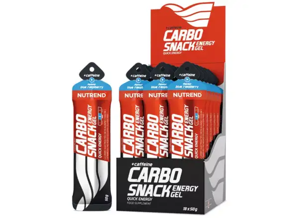 Nutrend Carbosnack with Caffeine Sachet 50 g Blue Raspberry