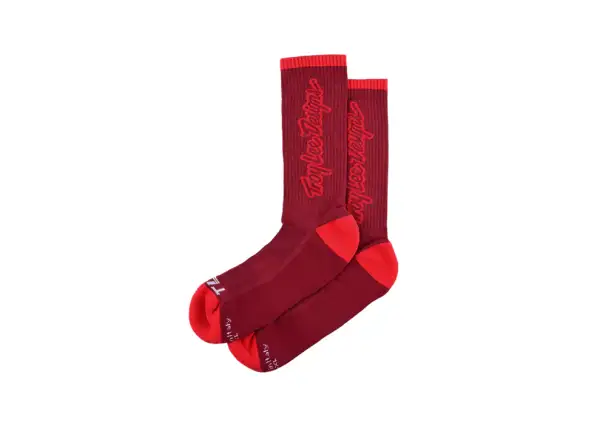 Troy Lee Designs Performance Signature socks Oxblood