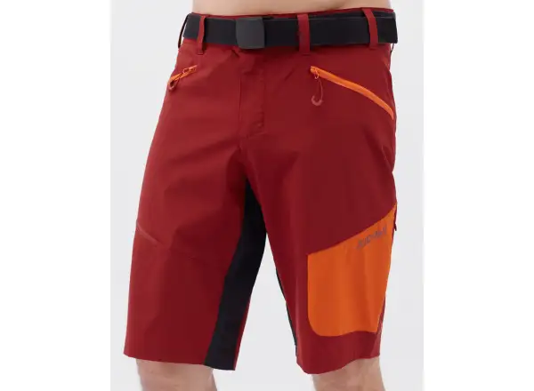 Silvini Rango Pro men's shorts Merlot/Orange