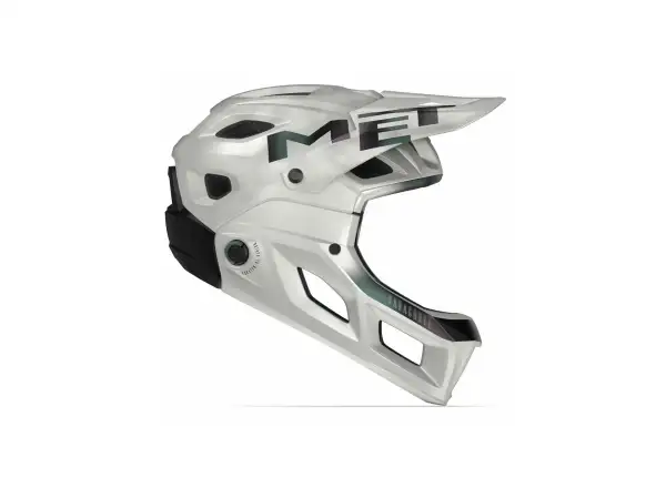 MET Parachute MCR MIPS helmet white iridescent