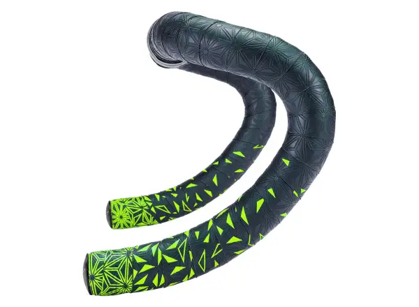 Supacaz Super Sticky Kush Star Fade bar tape Neon Yellow