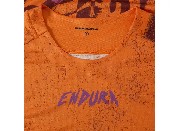 Endura Singletrack men's jersey short sleeve Orange