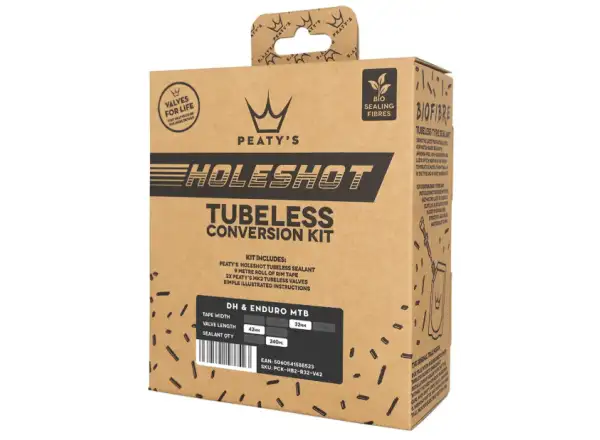 Peatys Holeshot Tubeless Conversion kit for Enduro/DH Wide 37 mm
