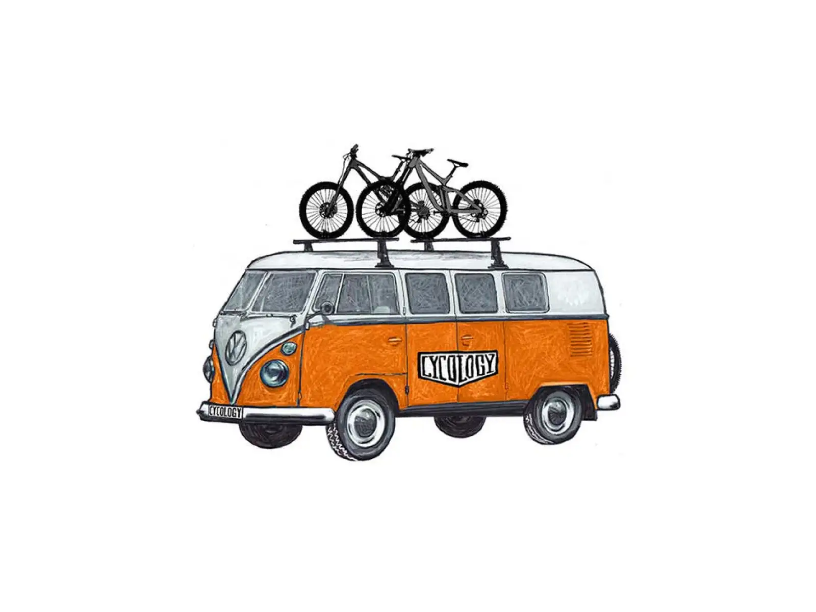 Cycology Road Trip MTB men's long sleeve t-shirt grey size M