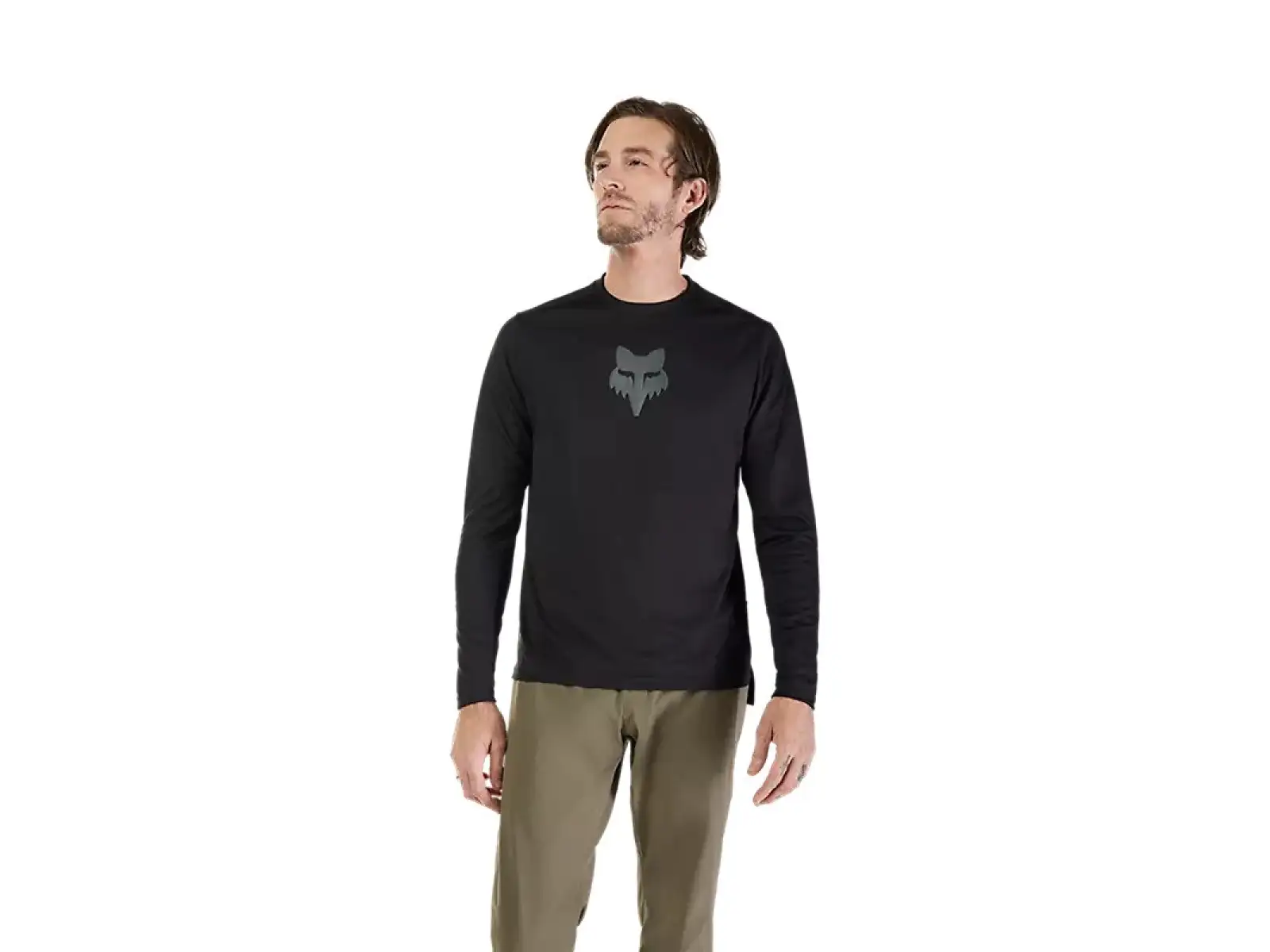 Fox Ranger Fox Head men's jersey long sleeve Black